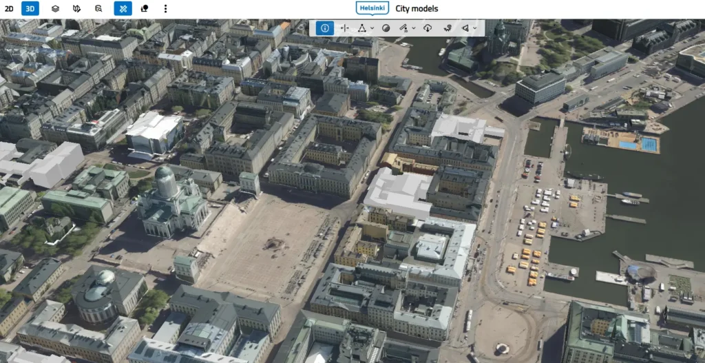 virtuálna prehliadka mesta Helsinki v 3D